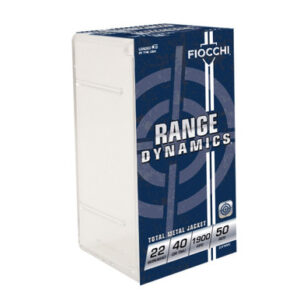 Fiocchi 22 WMR Ammunition 22FWMC 40 Grain Total Metal Jacket 50 rounds