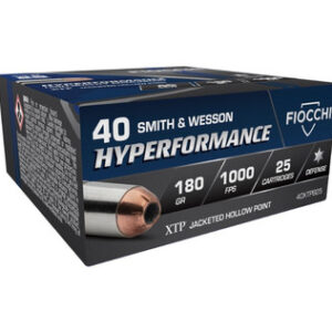 Fiocchi 40 S&W Extrema Ammunition FI40XTPB25 180 Grain XTP Jacketed Hollow Point 25 Rounds