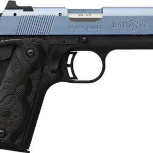 BROWNING 1911-22 BLACK LABEL - 22LR 3.58 COMP POLAR BLUE