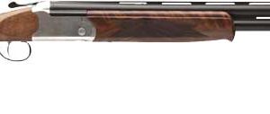 STEVENS 555E O/U 16GA 28" MC5 - SILVER ENGRAVED/WALNUT