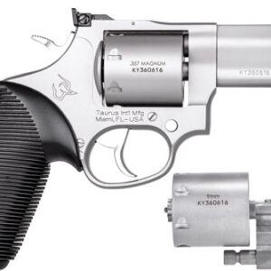 TAURUS 692 38/357/9MM 3." ADJ. - 7-SHOT PORTED SS RIBBER