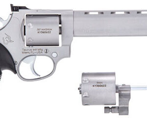 TAURUS 692 38/357/9MM 6.5" ADJ - 7-SHOT PORTED SS RIBBER