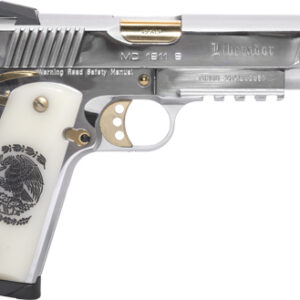 GIRSAN MC1911S LIBERADORE - 38 SUPER CHROME/GOLD ENGR. 8RD