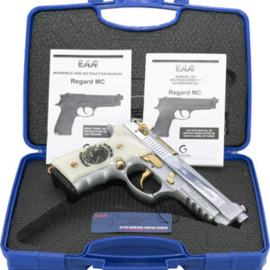 GIRSAN REGARD LIBERADORE II - 9MM GOLD/CHROME ENGR.18-SHOT