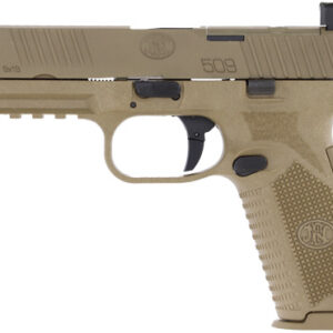 FN 509 FULL SIZE MRD 9MM NO - SAFETY 2-17RD FDE