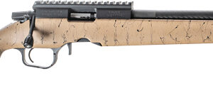 CHRISTENSEN RANGER 22LR 18" - CF BBL/STOCK TAN W/BLACK WEB