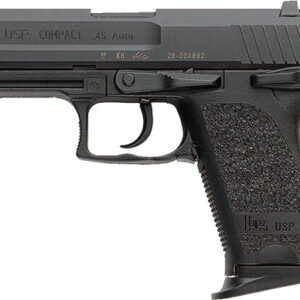 HK USP45 COMPACT V1 45ACP - 3.94" BBL 2-8RD BLACK