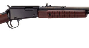HENRY PUMP ACTION 22WMR - 20.5" OCTAGON BLUED WALNUT
