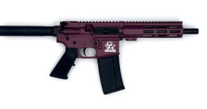 Great Lakes Firearms 223 Wylde GL15223PCHY AR-Pistol 7.5" 1:8" Nitride Barrel Black Cherry Cerakote
