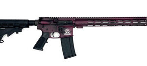 Great Lakes Firearms GL15223SSB-CHY 223 Wylde 16" 30+1 Battleworn Black Cherry Cerakote /Stainless Barrel