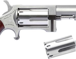 NAA SIDEWINDR 22LR/22WMR 2.5 - SWINGOUT CYLINDER S/S MAT WOOD