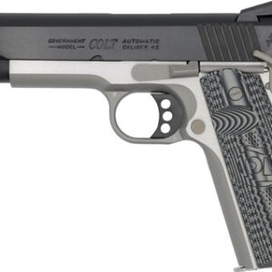 COLT COMPETITION 45ACP 5" 8RD - TWO TONE G10 GRIPS