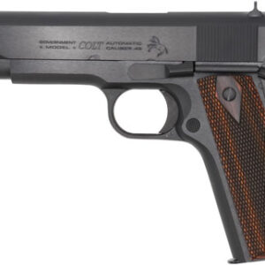 COLT GOVERNMENT 1911 45ACP 5" - 7RD BLUED ROSEWOOD