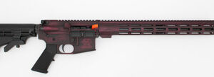 Great Lakes Firearms GL15223B-CHY 223 Wylde 16" 30+1 Battleworn Black Cherry Cerakote/Nitride Barrel