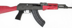 Century Arms RI4335-N VSKA AK-47 7.62x39mm Semi-Automatic Rifle 16.5" 30+1 Chevron Brake Red Wood
