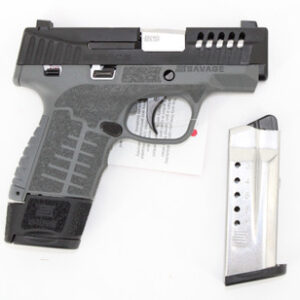 Savage Arms Stance 67044 MC9MS 9mm 3.2" 7+1/10+1 Grey w/ Night Sights