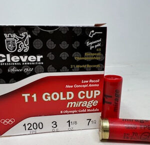 Clever 12 Gauge Ammunition T1 Mirage CMST12H75CASE #7.5 Shot 2-3/4" 1-1/8oz 1200fps CASE 250 Rounds