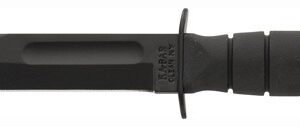KA-BAR SHORT KA-BAR 5.25" W/ - PLASTIC SHEATH STRAIGHT EDGE