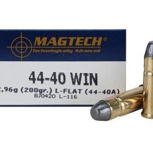 Magtech 44-40 Ammunition MT4440A 200 Grain Lead Flat Nose 50 rounds