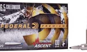 Federal Premium 30-06 SPRG Ammunition P3006TA1 175 Grain Terminal Ascent 20 Rounds