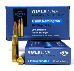 Prvi 6mm Rem Ammunition PP6R 100 Grain Soft Point 20 Rounds