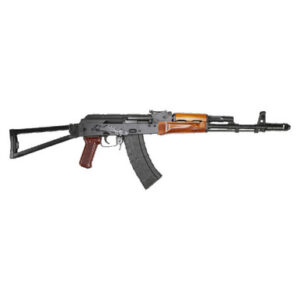 Riley Defense RAK201SF AK74 Classical Teak Wood 16.25" 5.45x39mm 30+1 Wood/Black w/ Side Folding Triangular Stock