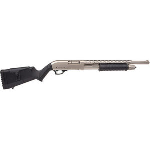 Rock Island Armory AGM5 18.5" Carina 12 Gauge Pump Action Shotgun 5+1 Nickel