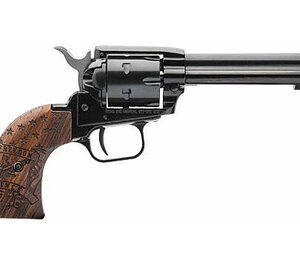 Heritage Manufacturing Rough Rider RR22B4WRN14 .22LR 4.75" Black/Engraved Wood Grips