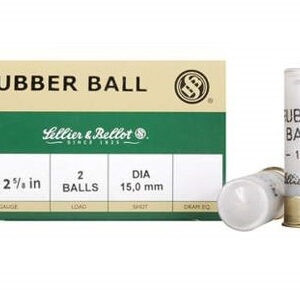 Sellier & Bellot 12 Gauge Ammunition SB12RBB 2-5/8" Double Rubber Balls 25 rounds