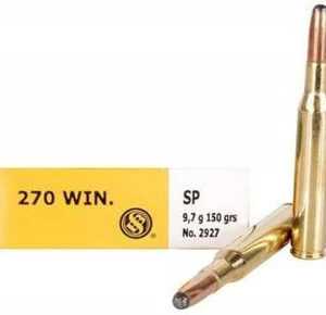 Sellier & Bellot 270 Winchester Ammunition SB270A 150 Grain Soft Point 20 rounds