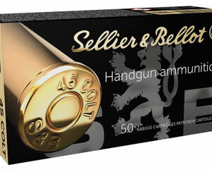 Sellier & Bellot 45 Colt Ammunition SB45F 230 Grain Jacketed Hollow Point 50 Rounds