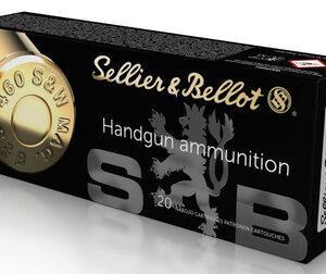 Sellier & Bellet 460 S&W Mag Ammunition SB460B 255 Grain Jacketed Hollow Point 20 Rounds
