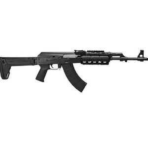 Zastava Arms ZPAPM70 Tactical Semi-Auto Rifle ZR7762QR 7.62x39mm 16.5" 30+1 w/ Quad Rail Side Folding Stock Black