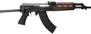 Zastava Arms ZPAPM70 AK47 Semi-Auto Rifle ZR7762UF 16.5" 30+1 Battle Worn Walnut/Black Underfolder