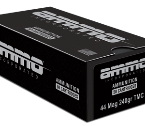 Ammo Inc 44 Magnum Ammunition AI44240TMC-A50 240 Grain Total Metal Coating 50 Rounds