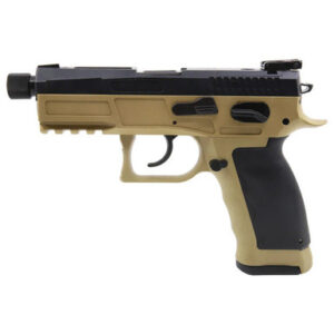 B&T AG BT-510001-CT MKII Semi-Auto Pistol OR 9mm 4.3" Threaded Barrel 17+1 Coyote Tan