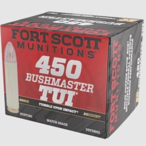 Fort Scott Munitions 450 Bushmaster Rifle Ammo - 250gr | 20rd Box