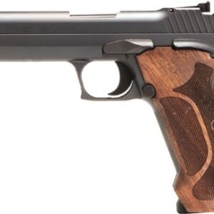 SIG P210 TARGET 9MM 5" ADJ SGT - (2)8RD WALNUT GRIP BLUED