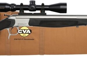 CVA SCOUT TD 450 BUSHMASTER - 25" W/BRAKE 3-9X40 SS/BLK SYN