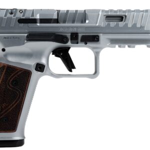 CANIK SFx RIVAL-S Pistol - Chrome | 9mm | 5" Barrel | 2 - 18rd Mag |Rosewood Grips | Steel Frame