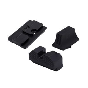 XS Sights Glock MOS Optic Mount Bundle for Glock ACRO Non Tritium Black