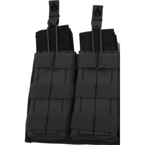 Advance Warrior Solutions Open Top Double Mag Pouch Black