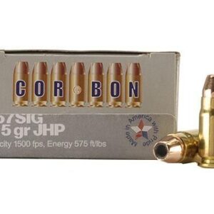 Corbon Self-Defense JHP Handgun Ammunition .357 SIG 115 gr JHP 1500 fps 20/box