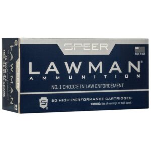 Speer Lawman Clean-Fire Handgun Ammunition .38 Spl 125gr TMJ 900 fps 50/ct