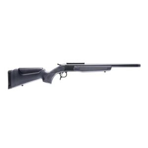 CVA Scout Single Shot Rifle .223 Rem 20" Threaded Blued Barrel Grey Stock 0 MOA Pic Rail
