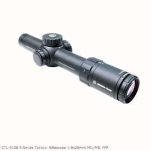 Crimson Trace 5-Series Tactical Riflescope 1-8x28mm MIL/MIL FFP w/SR1-MIL Illum Reticle