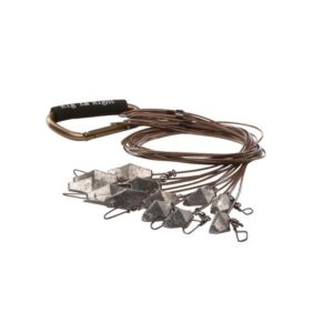 Rig 'Em Right Xtreme Coated Cable Decoy Anchors 48" 4oz 12/ct