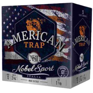 Nobel NSI Target Trap Shotshell 12 ga 2-3/4" 1-1/8 oz. 1200 fps #8 25/ct