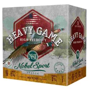 Nobel Sport Heavy Game High Velocity Shotshell 20ga 2-3/4" 1oz 1330 fps #6 25/ct