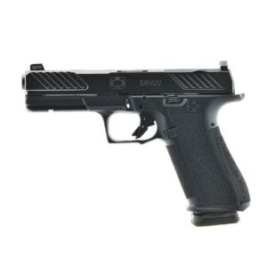 Shadow Systems DR920 Optic Combat Slide Handgun 9mm Luger 17rd Magazine 4.5" Black Barrel Front Night Sight